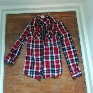 3 FOR $12! Mossimo plaid button up